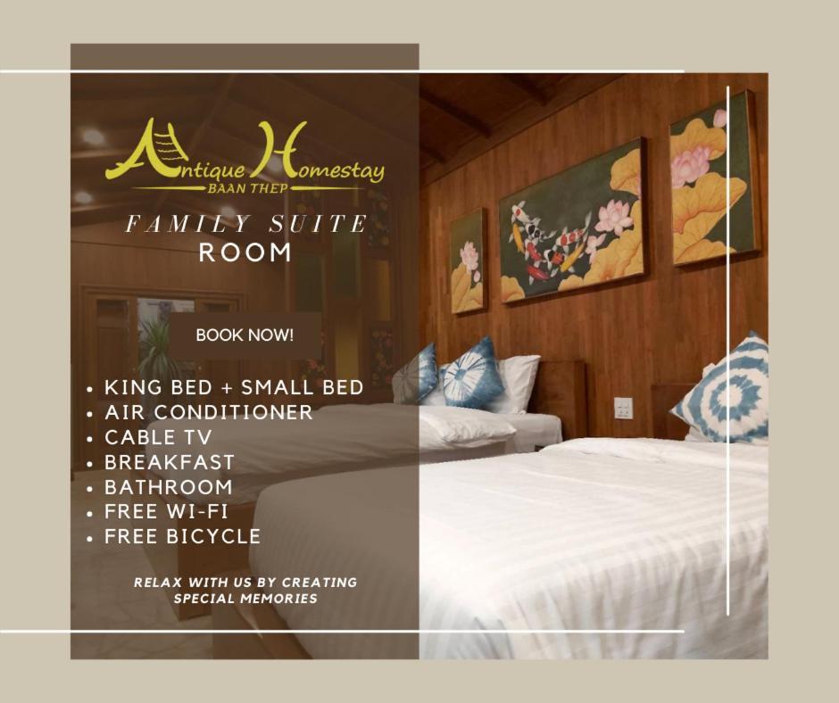 Baanthep Antique Homestay Phrae Exteriér fotografie